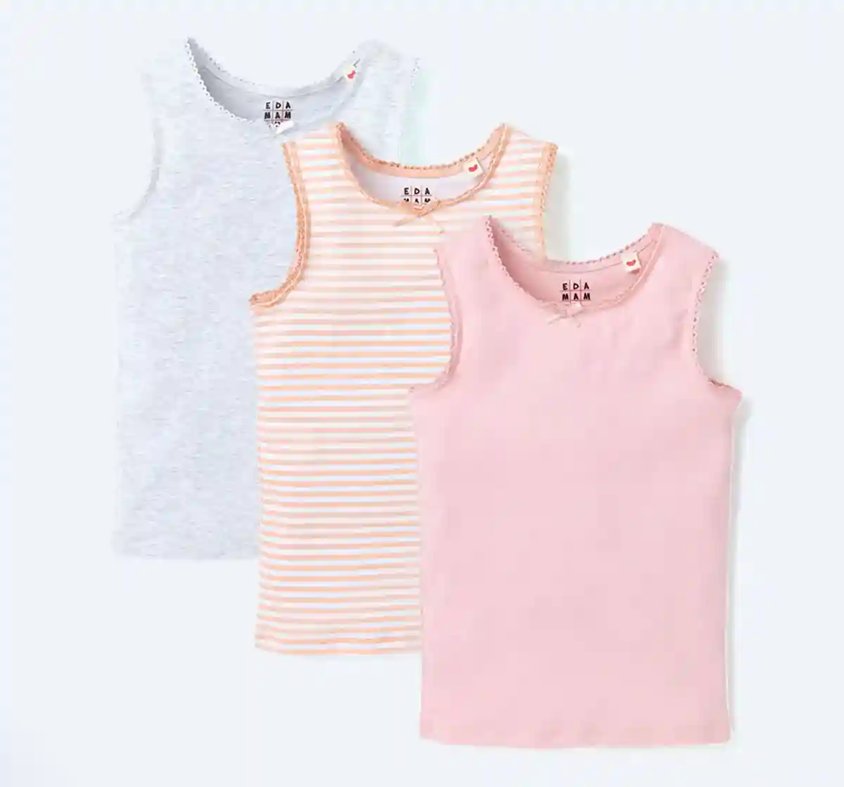 Pack Of 3 Girls Vests