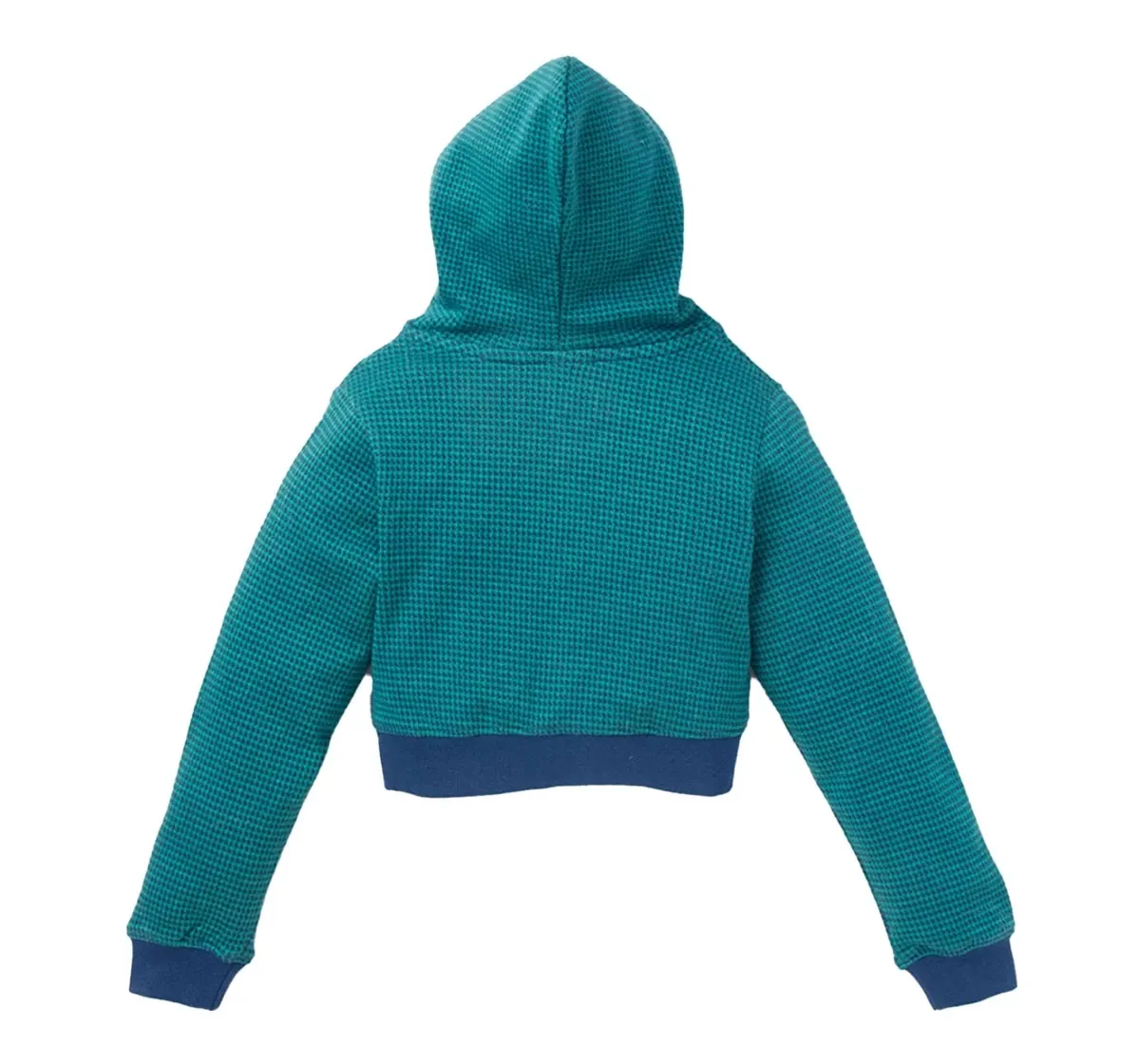 Crop Jacket With Hoodie