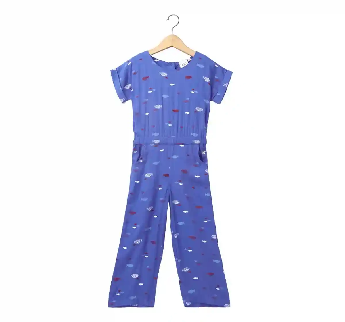 Fish Print Jumpsuit