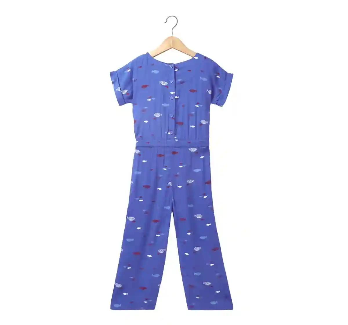 Fish Print Jumpsuit