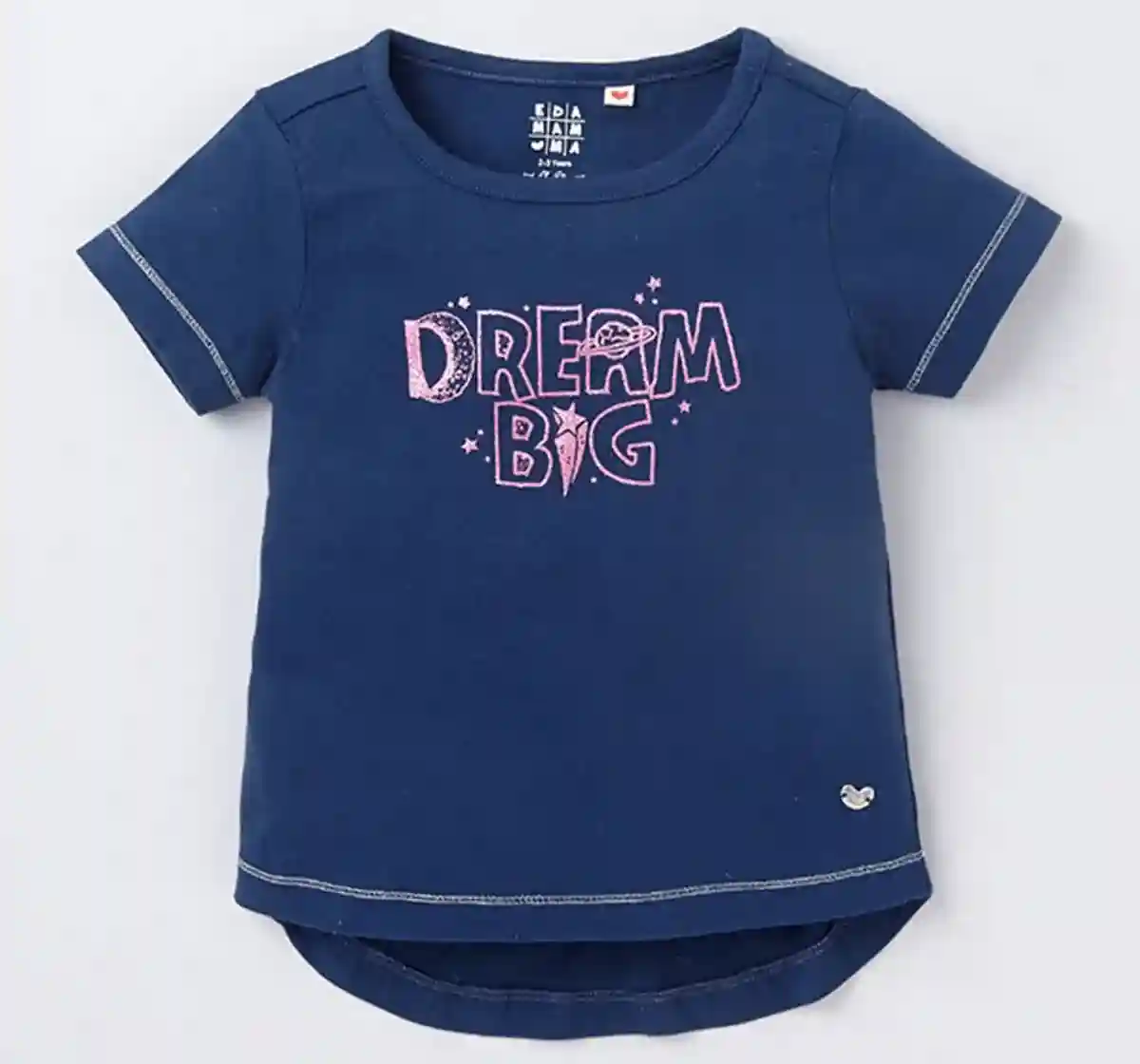 Girls Pack Of 3 Graphic Print Tees