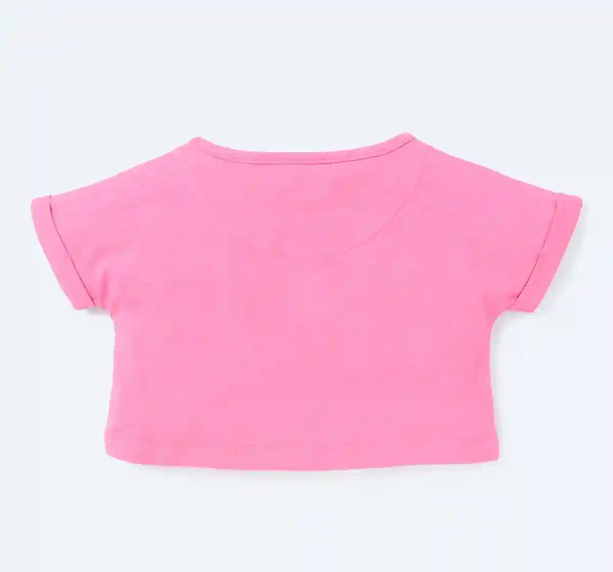 Girls Sleeveless Vest With Crop Tee