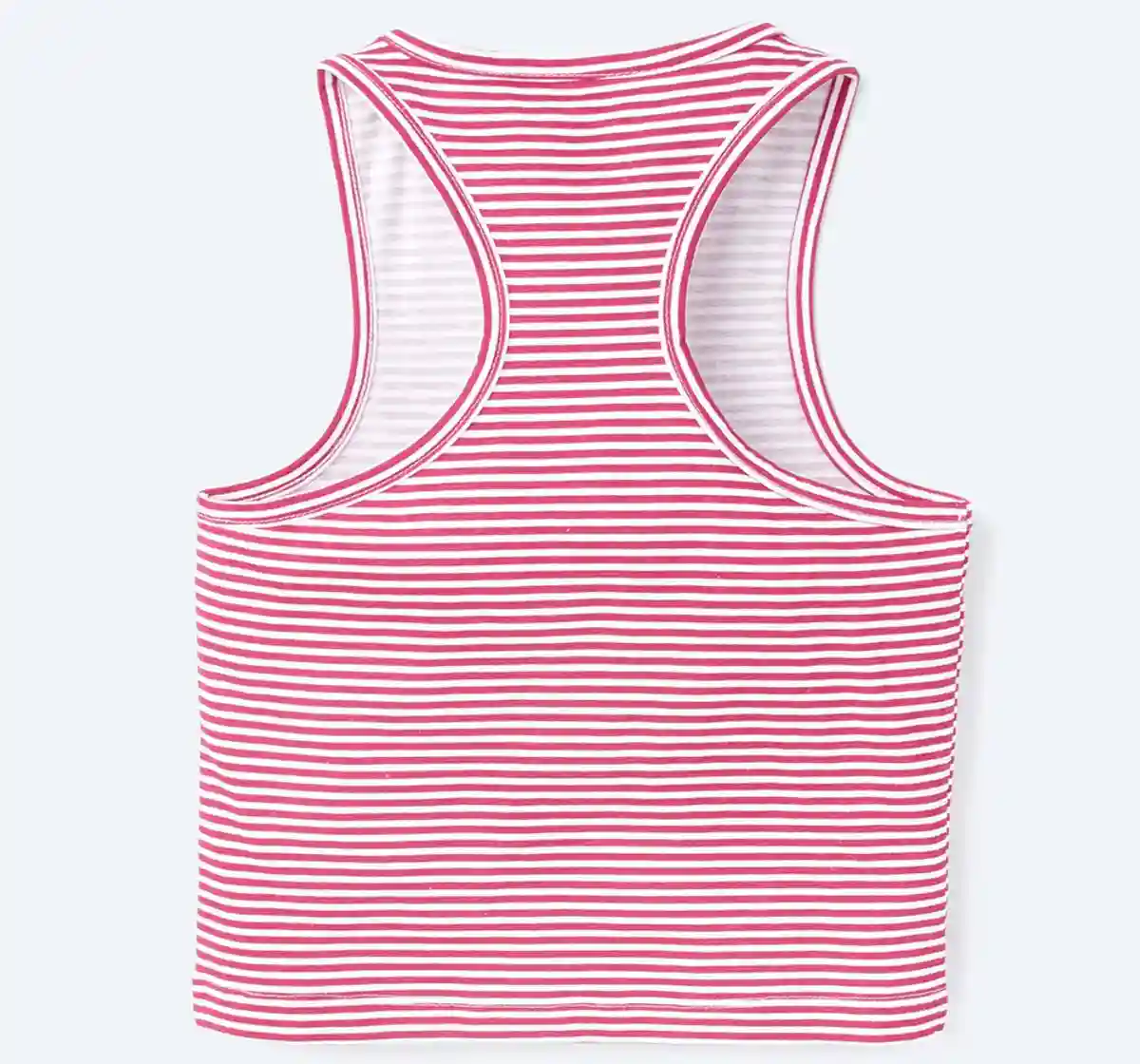 Girls Sleeveless Vest With Crop Tee