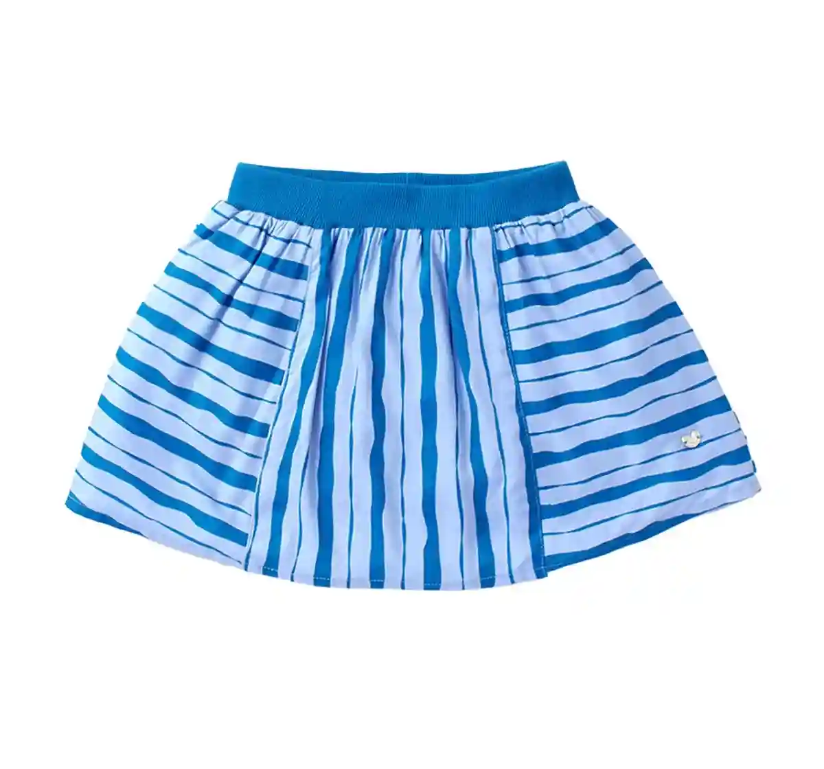 Printed Stripe Skirt