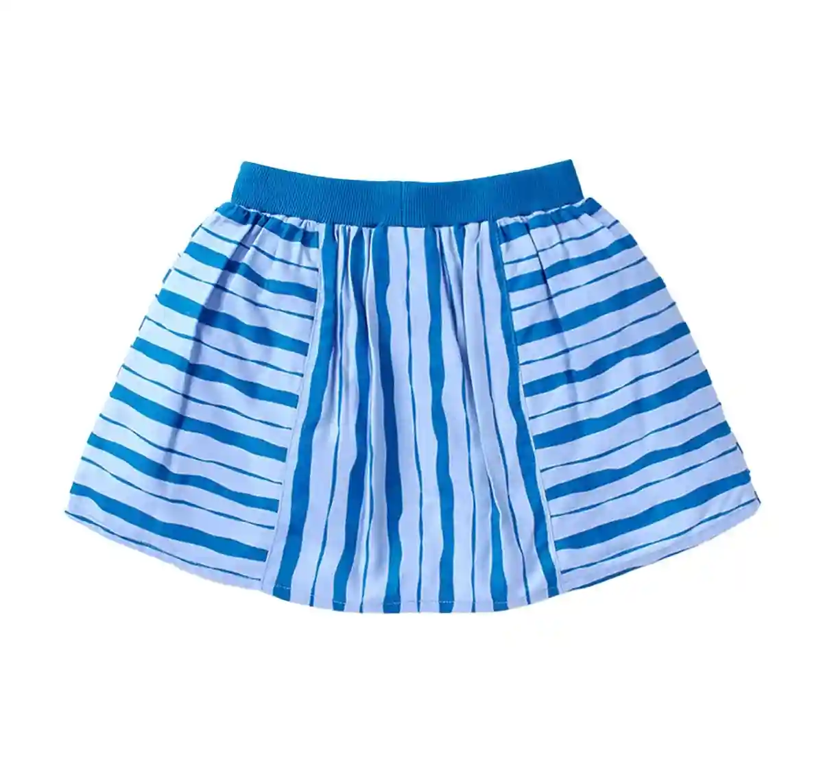 Printed Stripe Skirt