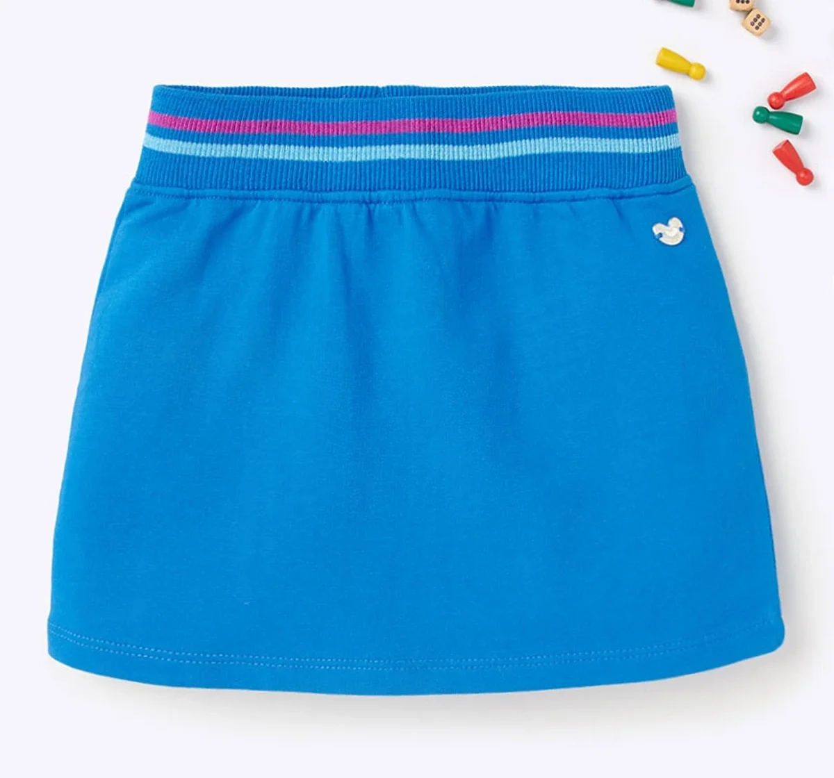Girls Pull Up Knit Skirt
