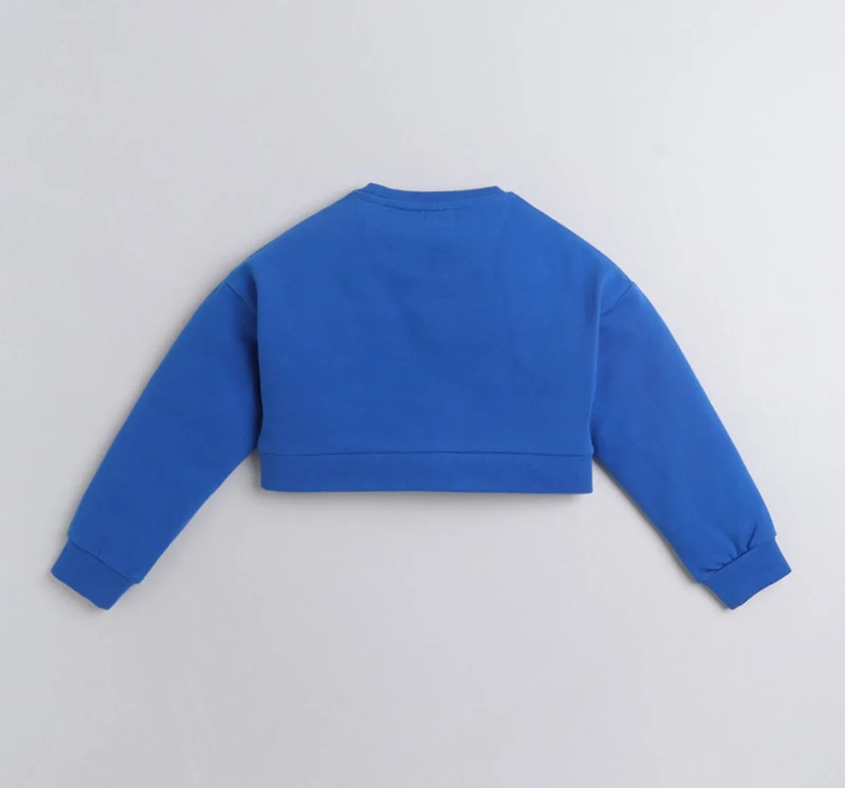 Graphic Print Crop Sweatshirt