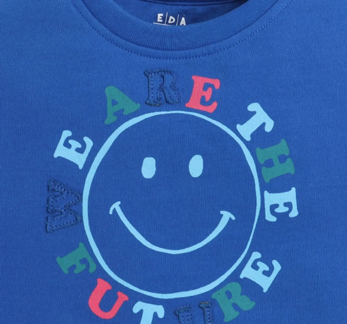 Graphic Print Crop Sweatshirt