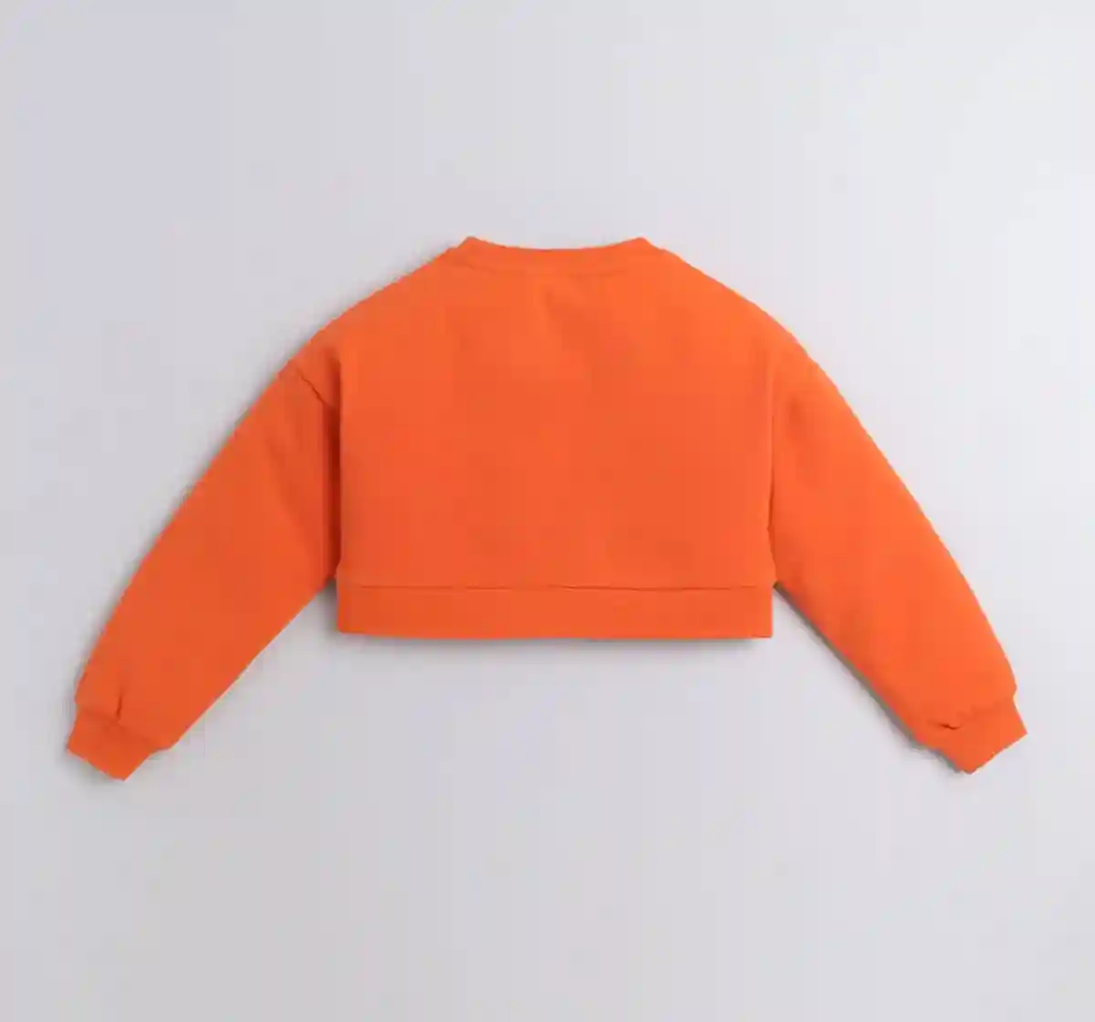 Graphic Print Crop Sweatshirt
