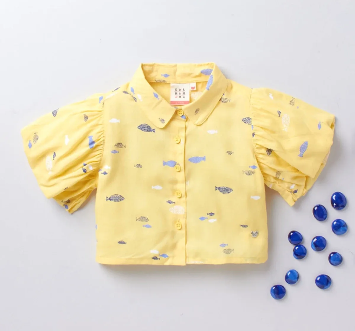 Girls Fish Print Top