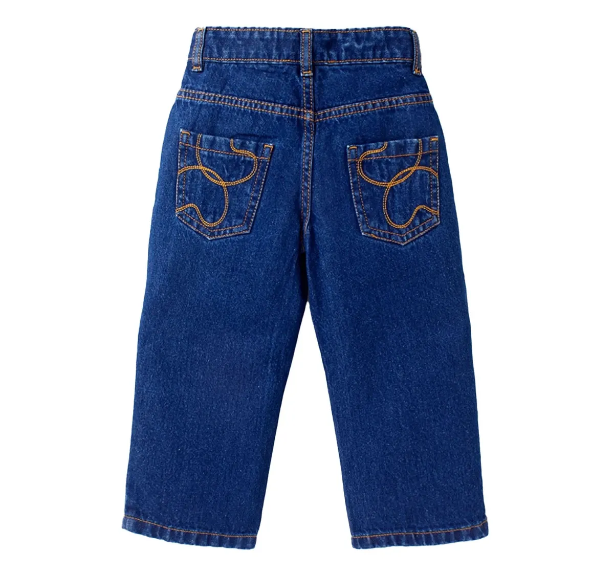 Flared Washed Denim