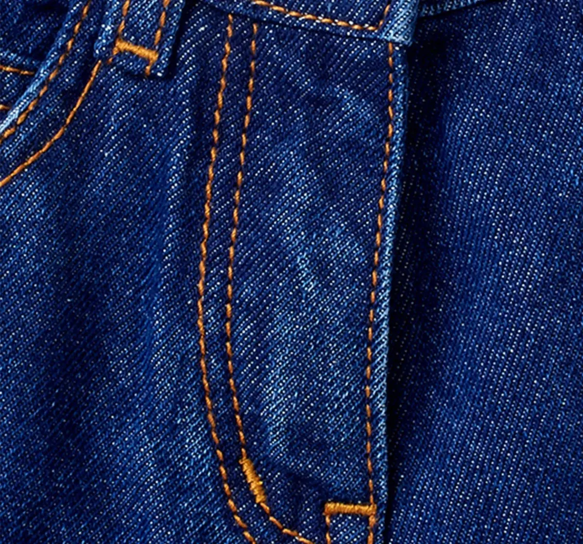 Flared Washed Denim