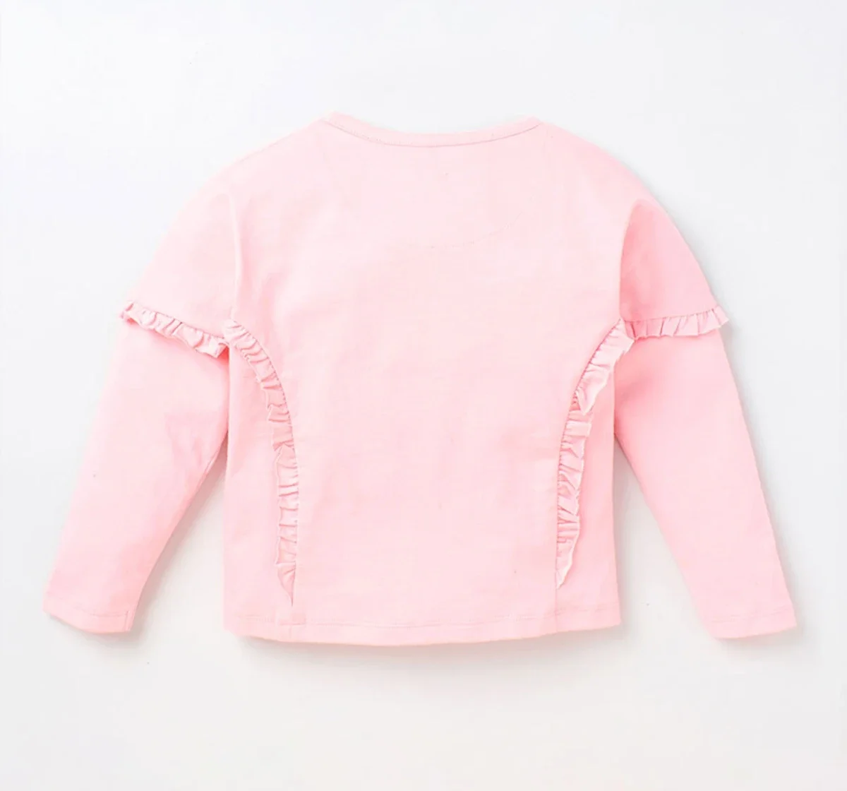 Ruffle Embroidered Tee