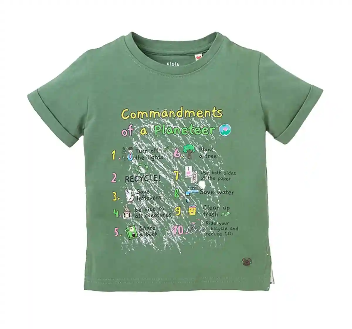 Organic Tee With Print By Keya