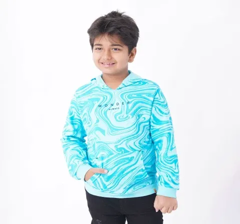 Boys Marble Effect Hoodie