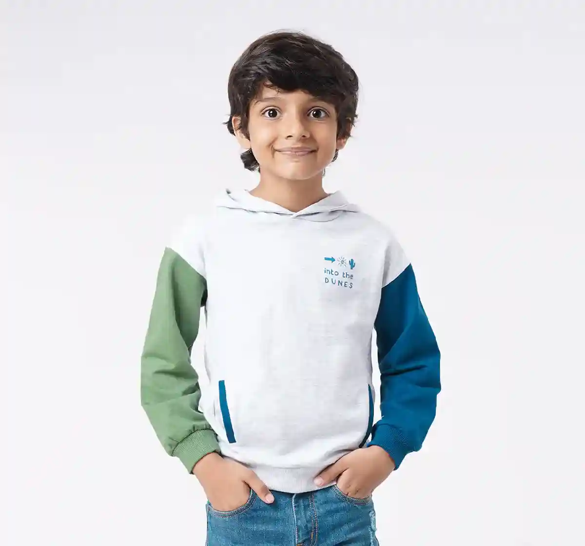 Boys Color Block Hoodie