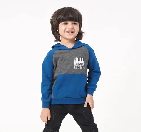 Boys Full Sleeves Printed Hoodie