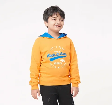 Boys Applique Print Hoodie