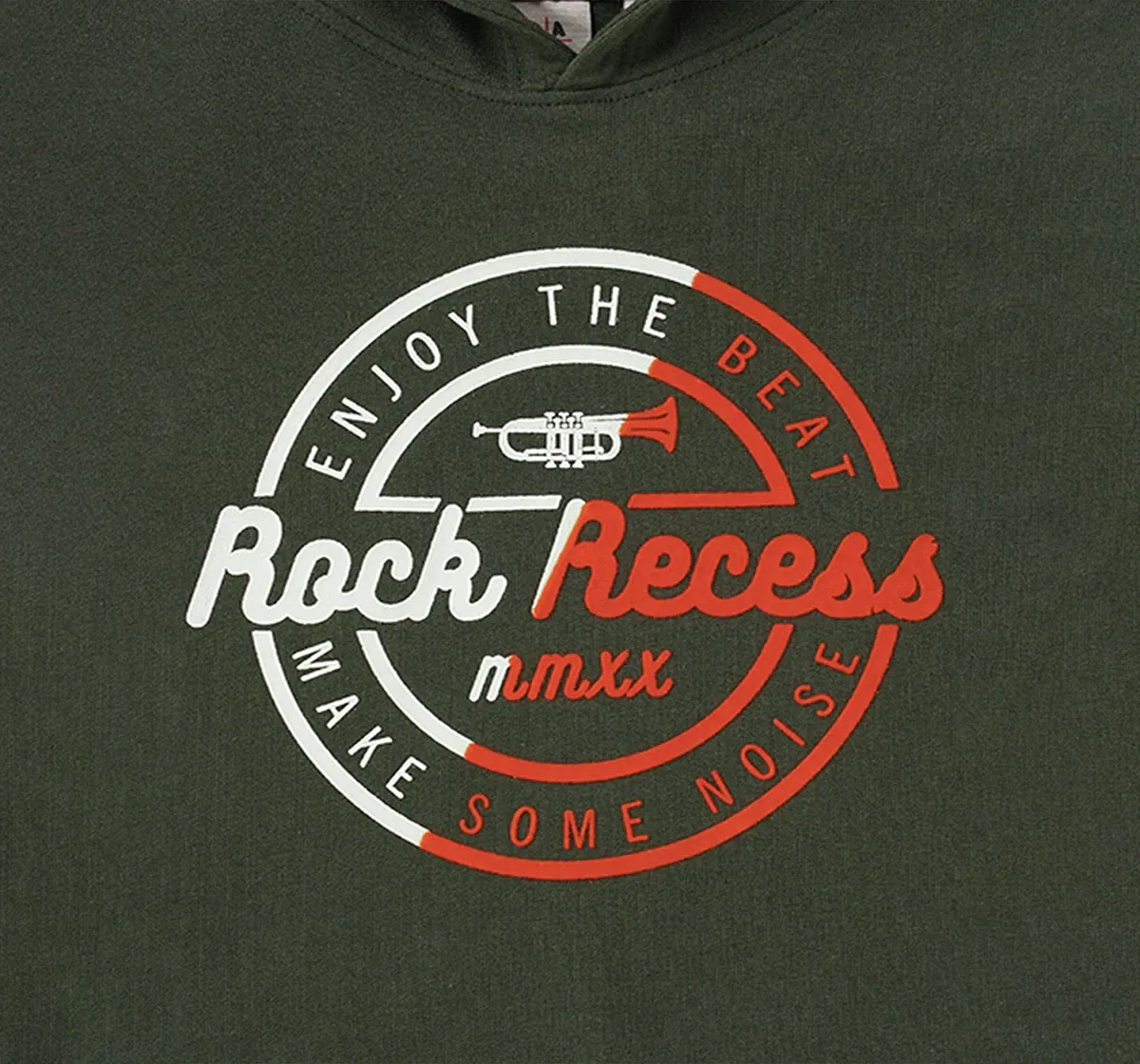 Boys Flock Print Hoodie