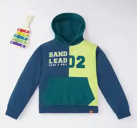 Boys Color Block Hoodie