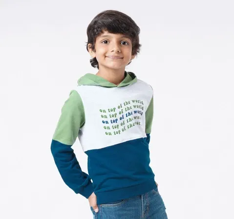 Boys Colour-Block Hoodie