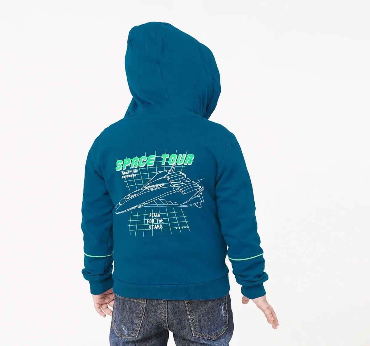 Boys Hooded Zipper Jacket