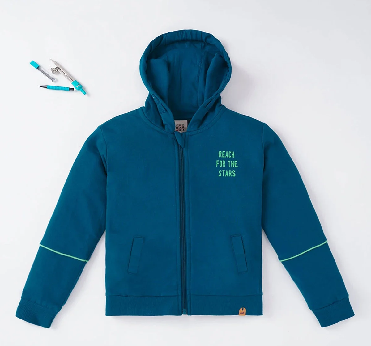 Boys Hooded Zipper Jacket