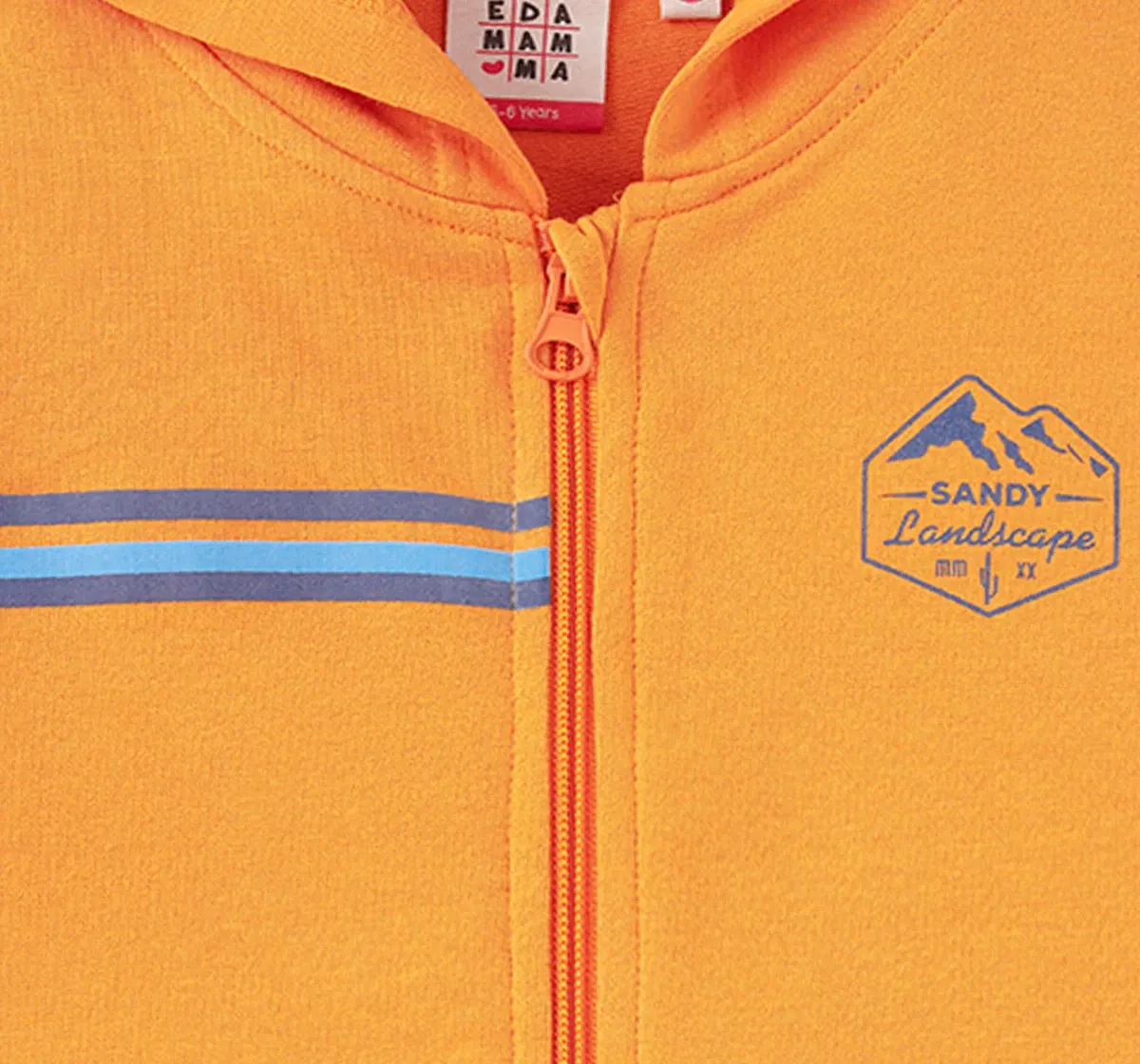 Boys Zipper Hooded Knit Jacket