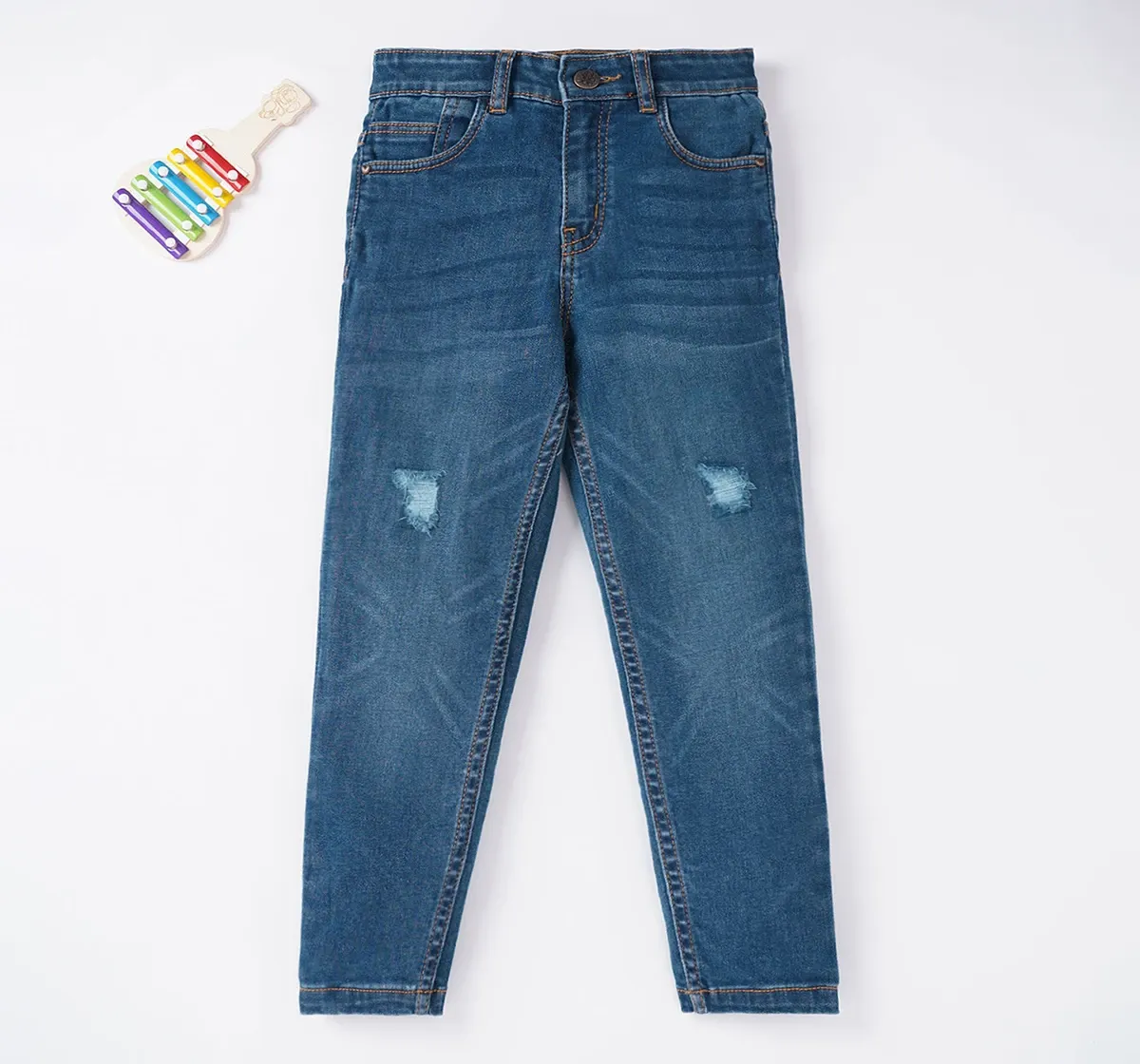 Boys Basic Solid Jeans