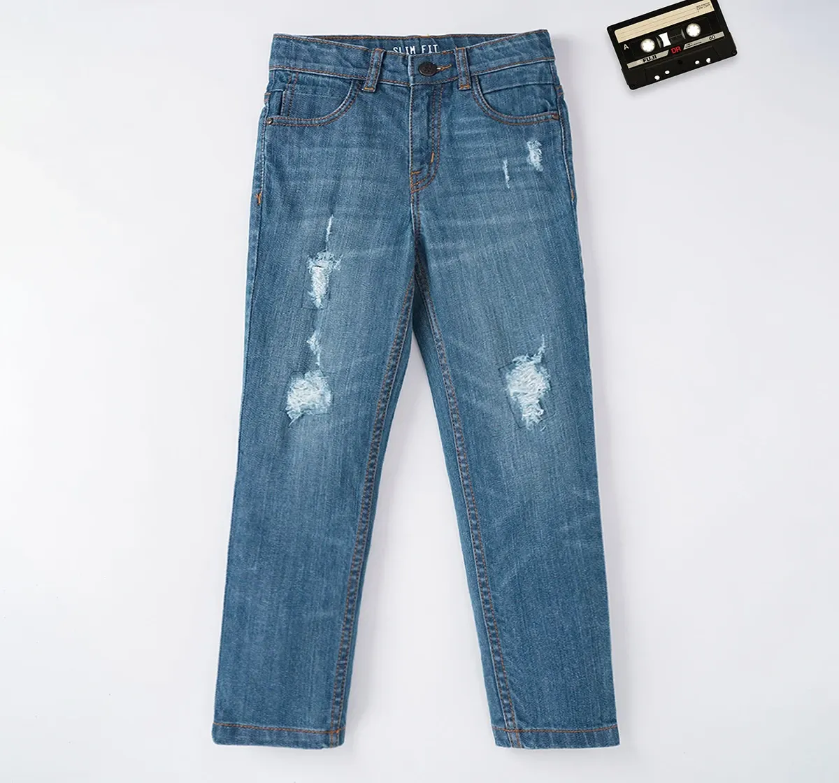 Boys Basic Solid Jeans