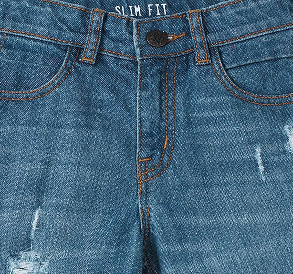 Boys Basic Solid Jeans