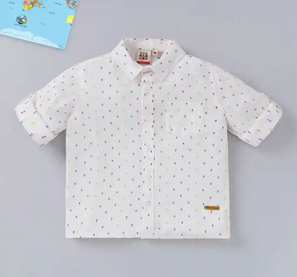 Boys Full Sleeves Dobby Shirt