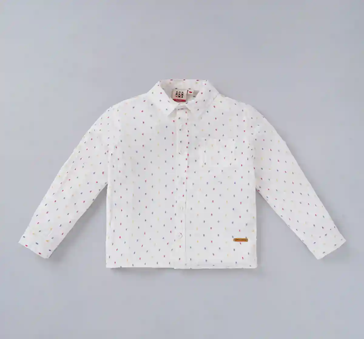 Boys Full Sleeves Dobby Shirt