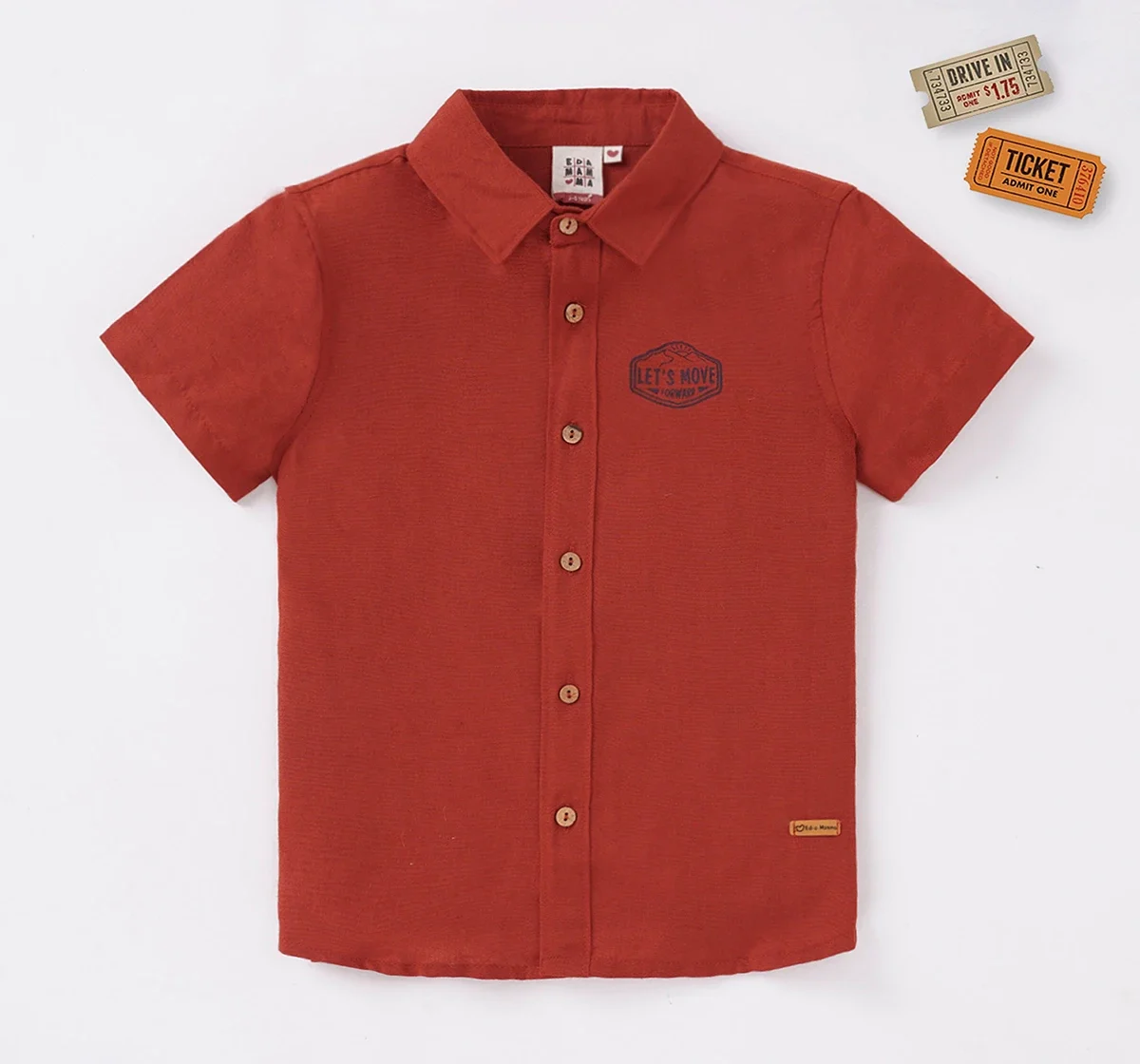 Boys Placement Print Shirt