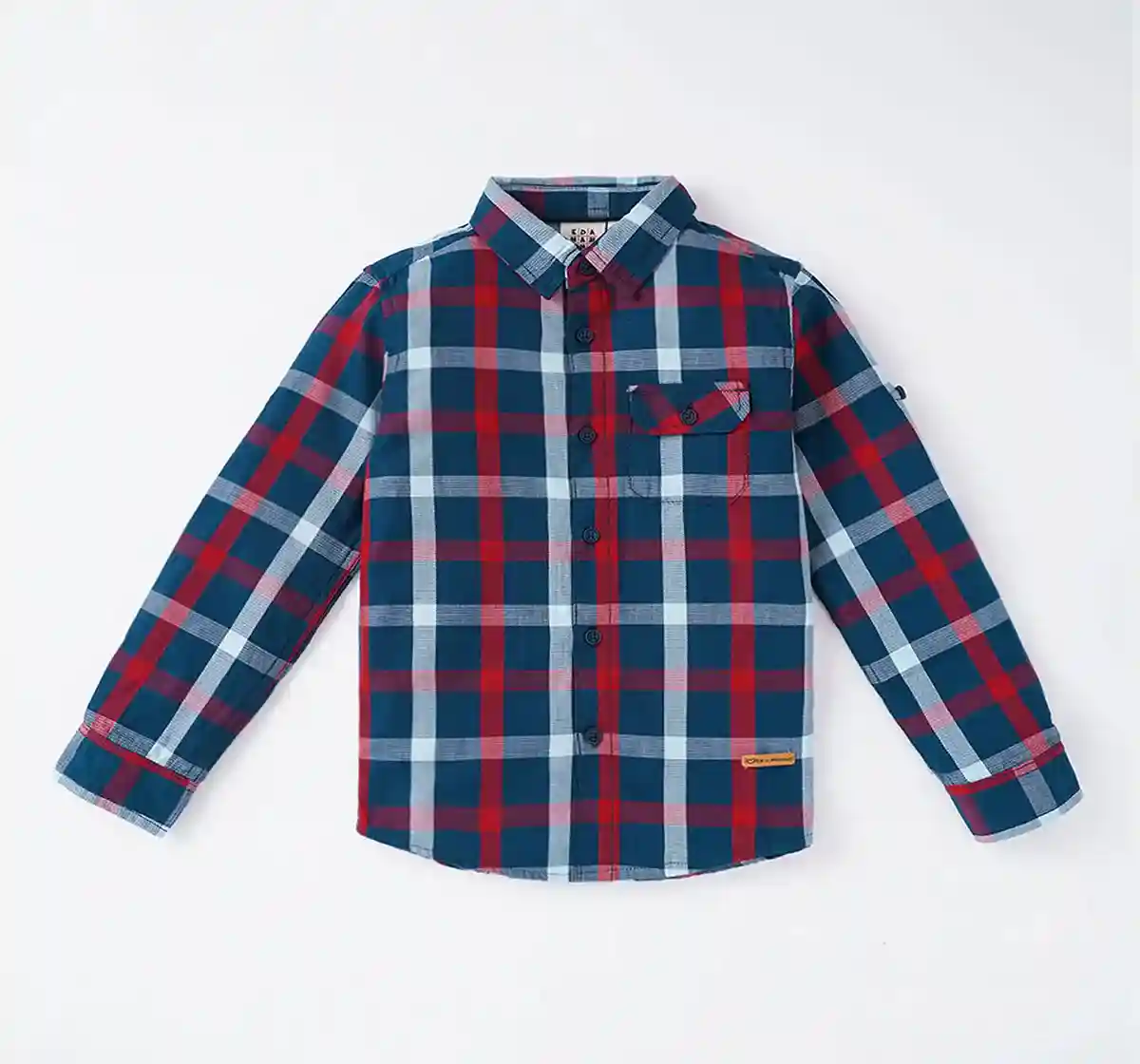 Boys Full Sleeves Y/D Checks Shirt