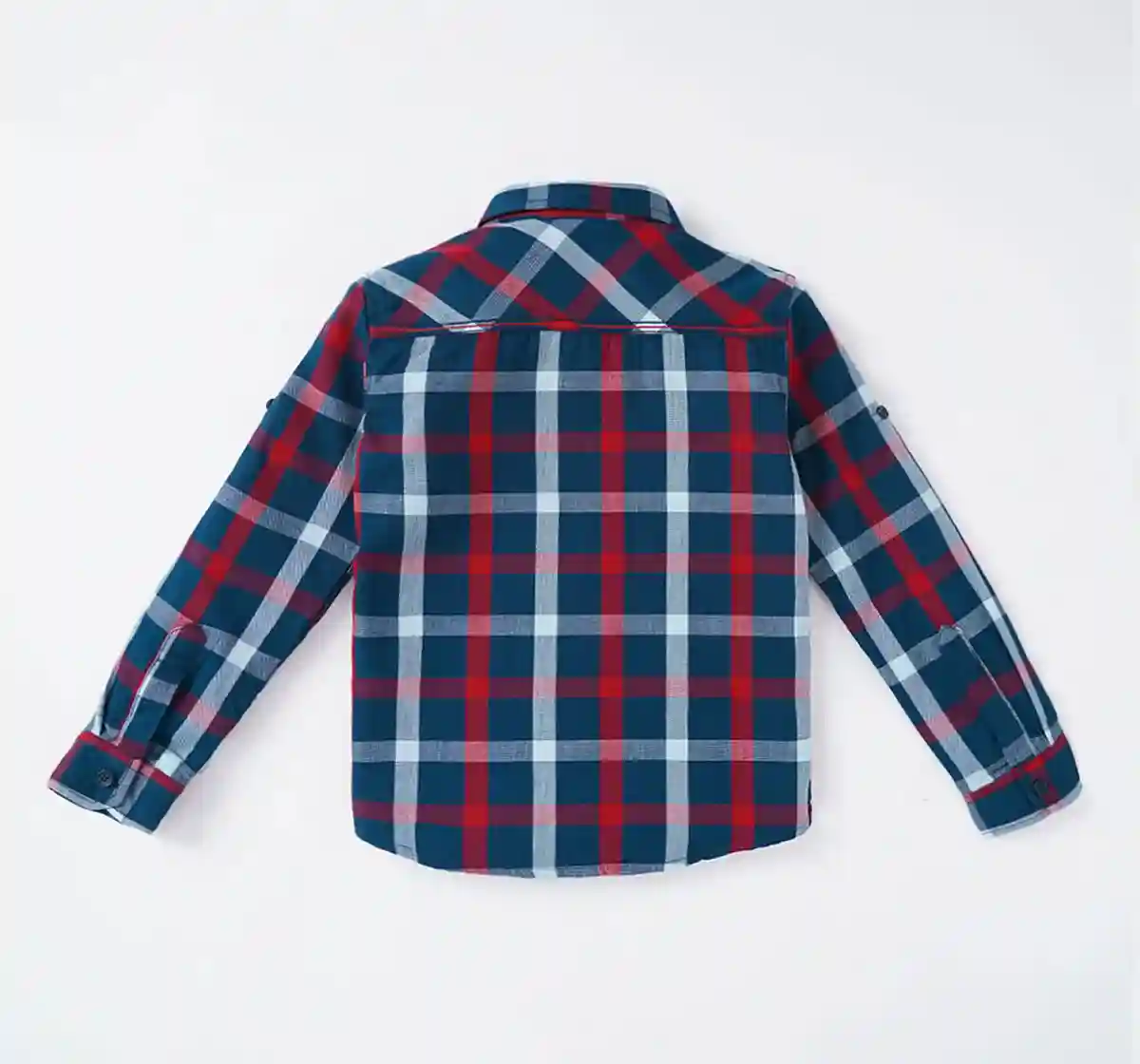 Boys Full Sleeves Y/D Checks Shirt