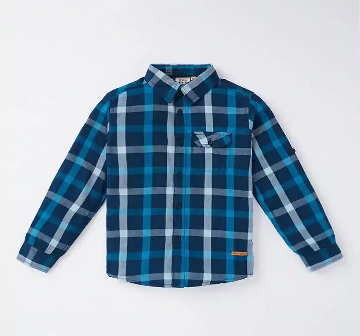 Boys Full Sleeves Y/D Checks Shirt