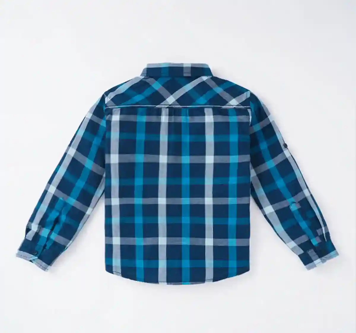 Boys Full Sleeves Y/D Checks Shirt