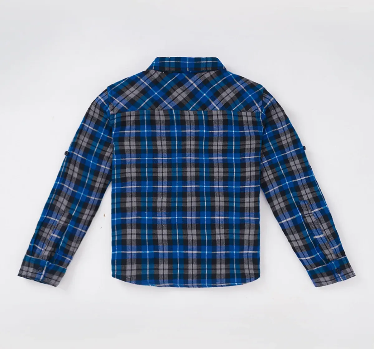 Boys Full Sleeves Checkered Shirt