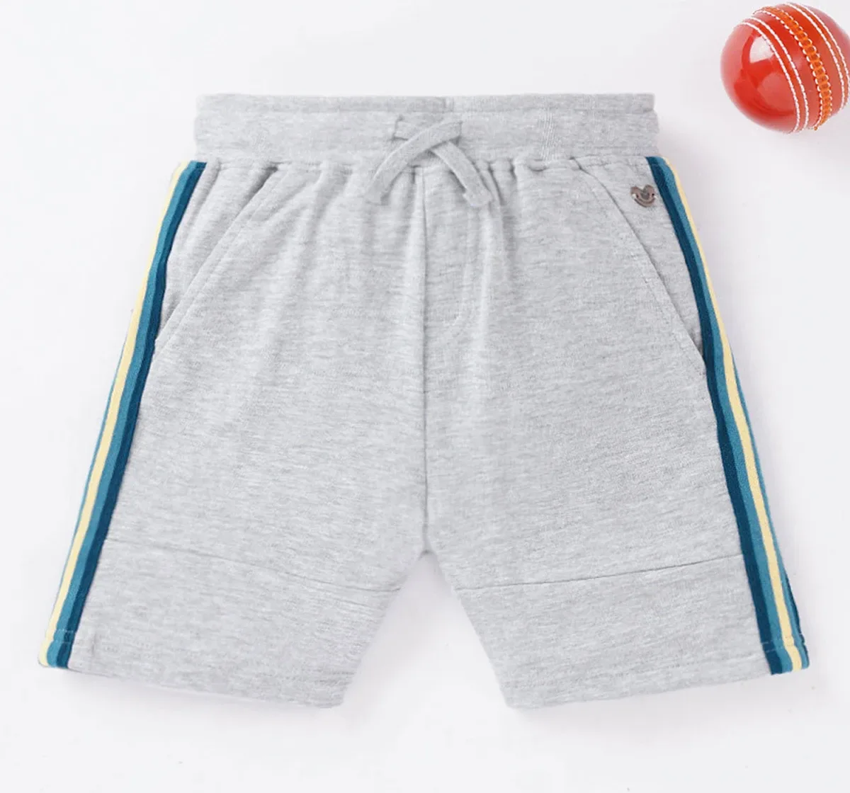 Boys Side Striped Tape Shorts