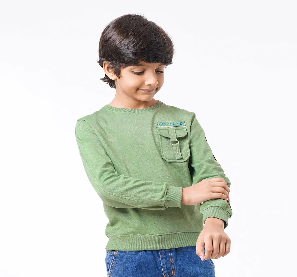 Boys Front Pocket Sweatshirt