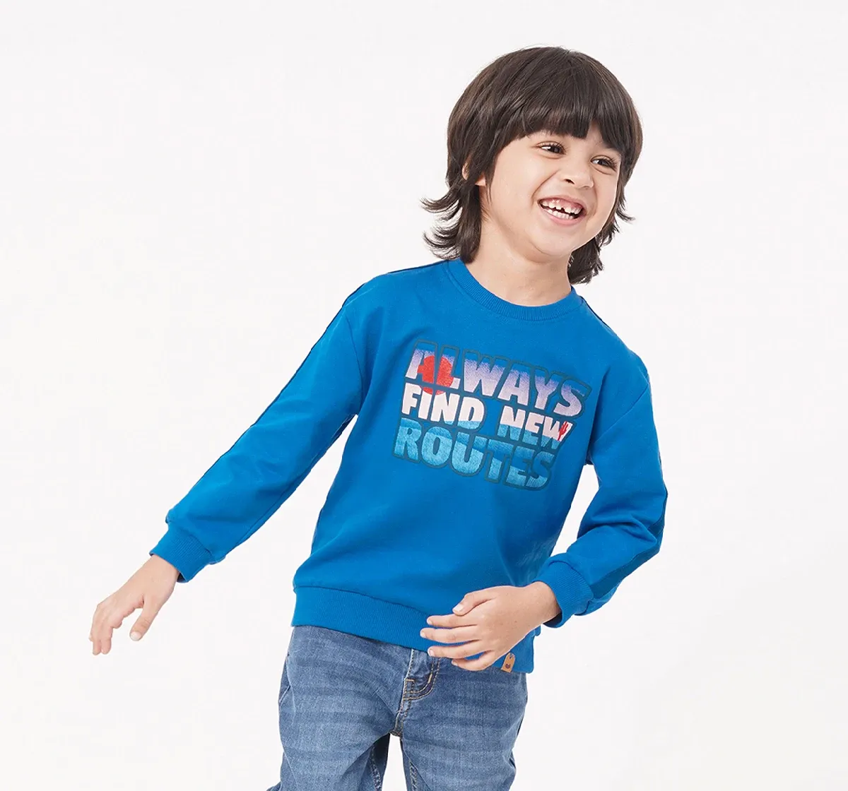 Boys Quoted Sweatshirt