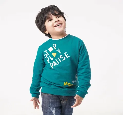 Boys Full Sleeves Printed Sweatshirt