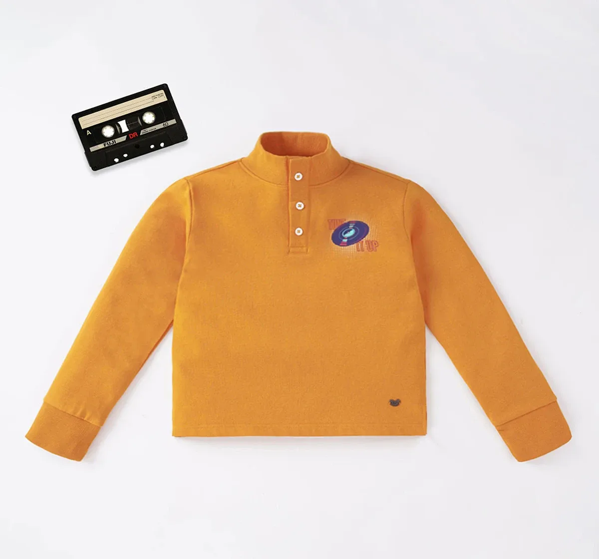 Boys High-Neck Sweatshirt