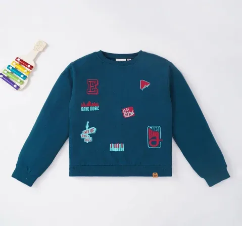 Boys Embroidered Sweatshirt