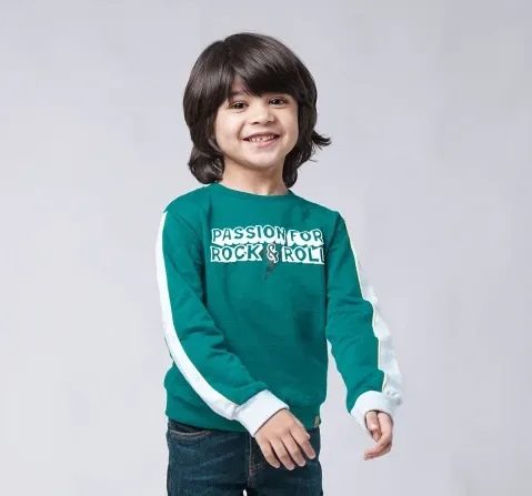 Boys Color Block Sweatshirt