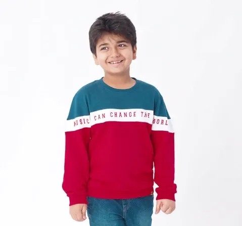 Boys Color- Block Sweatshirt