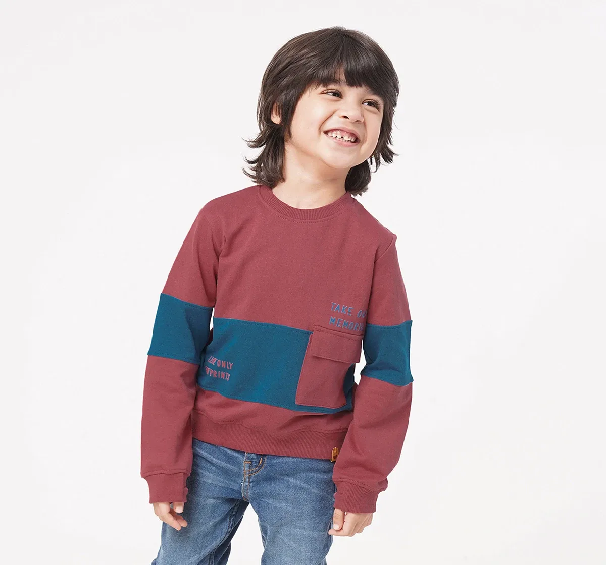 Boys Color-Blocking Sweatshirt