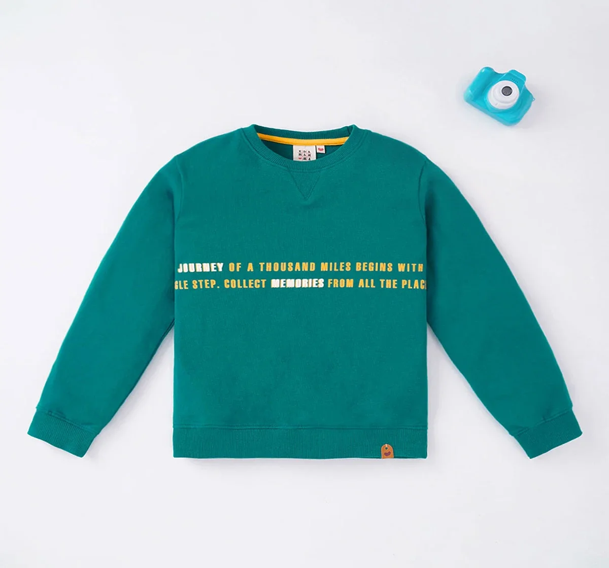 Boys Chest Print Sweatshirt