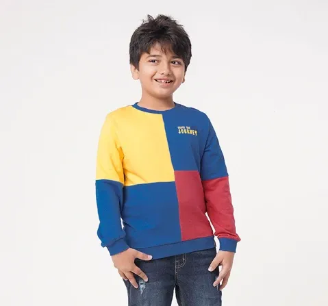 Boys Colour-Block Sweatshirt